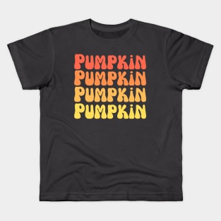 Pumpkin x 4 Kids T-Shirt